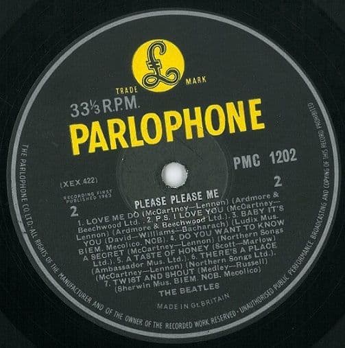 The Beatles Please Please Me Vinyl LP | Planet Earth Records
